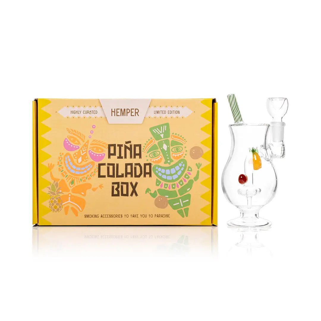 Hemper Pina Colada Mini Bong - Themed Water Pipe