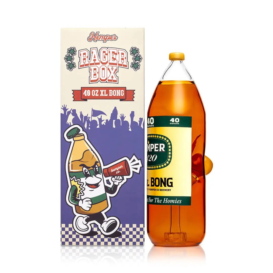 Hemper Glass Forty Ounce Bong