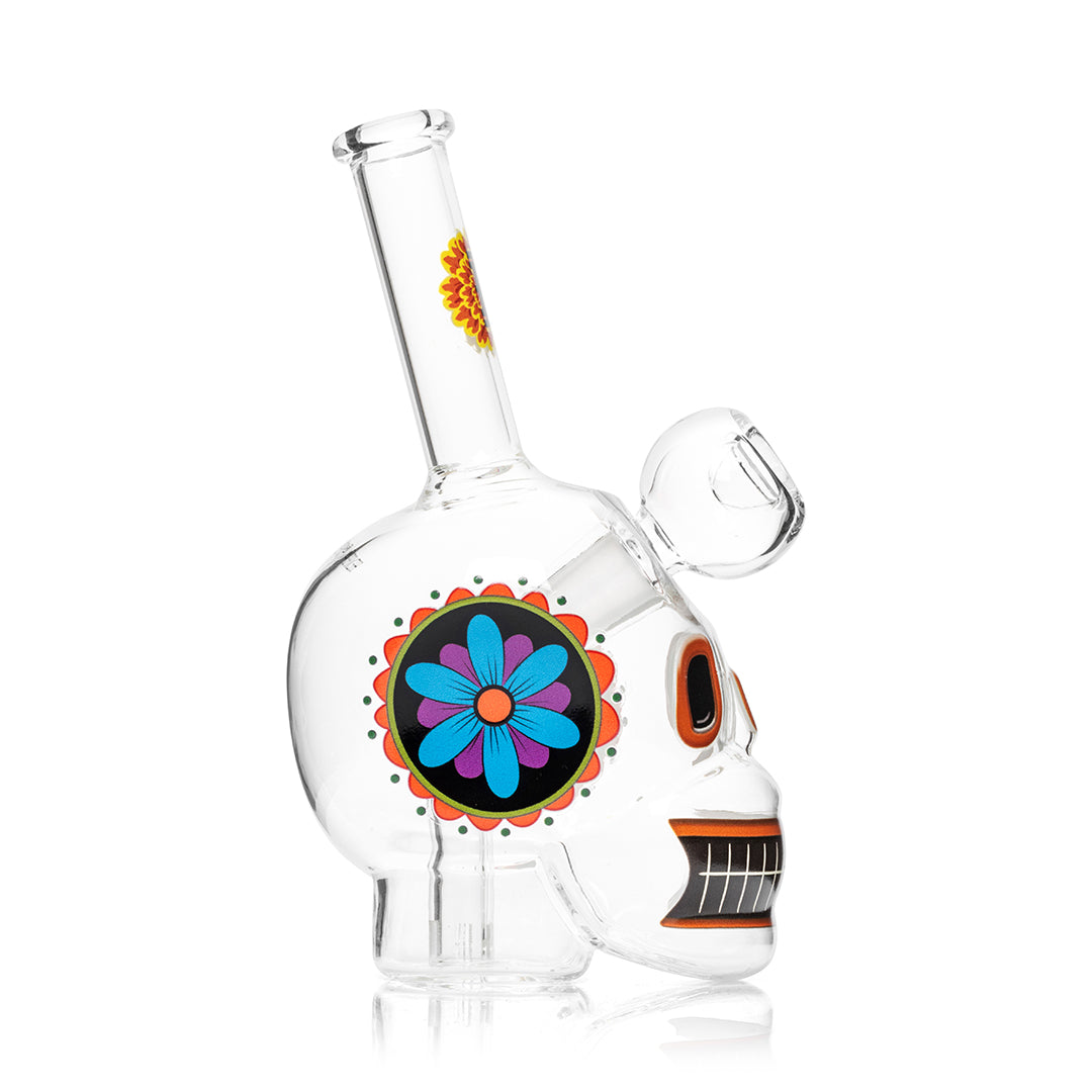 Hemper Dia De Los Muertos Skull Bong