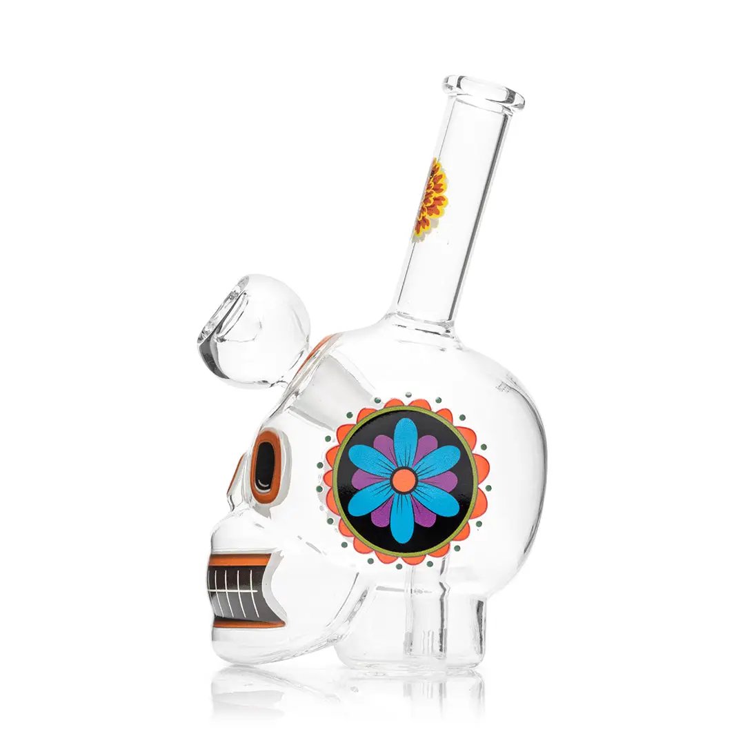 Hemper Dia De Los Muertos Skull Bong