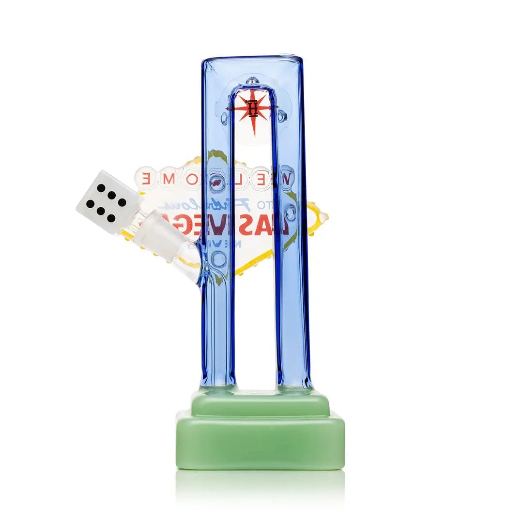 Hemper Las Vegas Sign Glass Bong