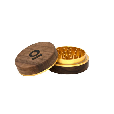 Ongrok Walnut Herb Grinder - 2-Piece for Efficient Grinding