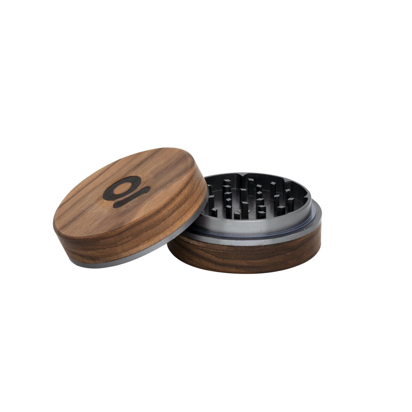 Ongrok Walnut Herb Grinder - 2-Piece for Efficient Grinding