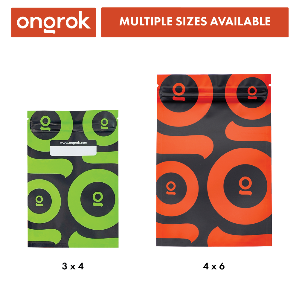 Ongrok Color-Coded Mylar Bags for Storage