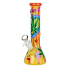 420 Leafy Sunburst Beaker Bong for Enjoyable Hits