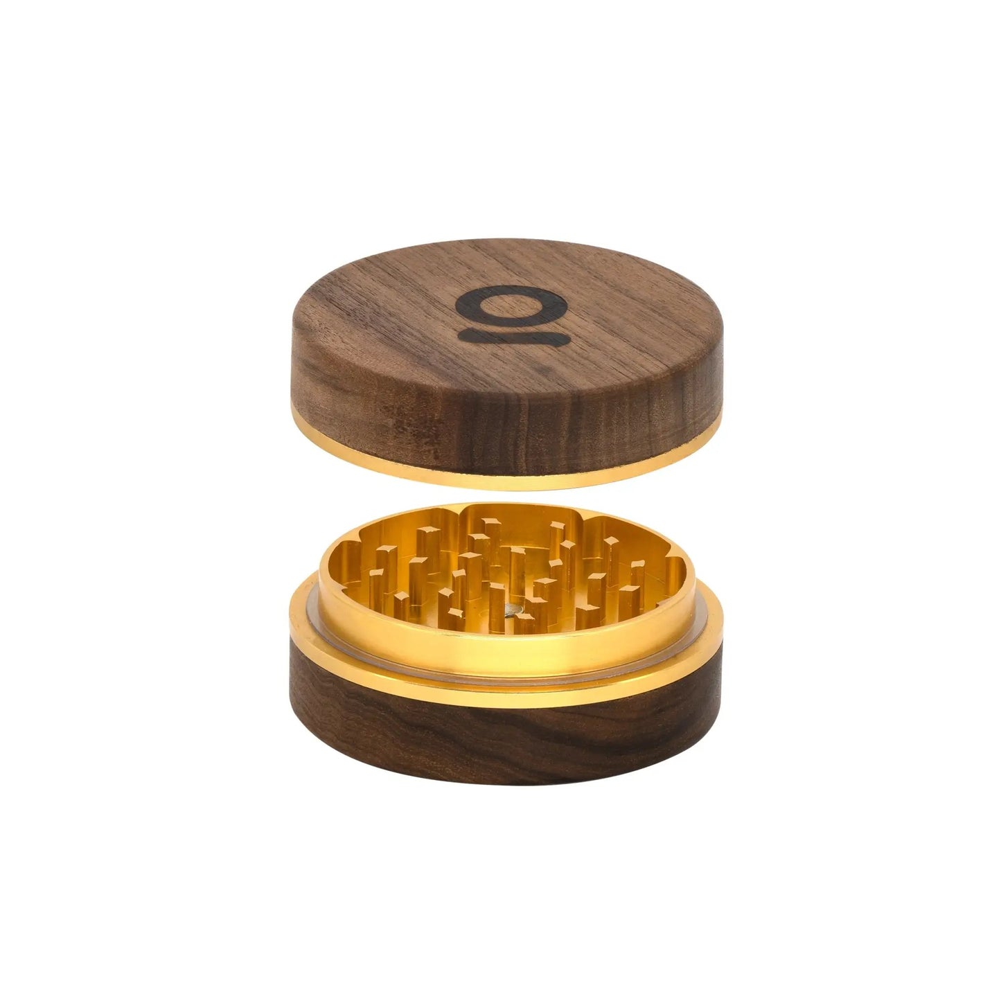 Ongrok Walnut Herb Grinder - 2-Piece for Efficient Grinding