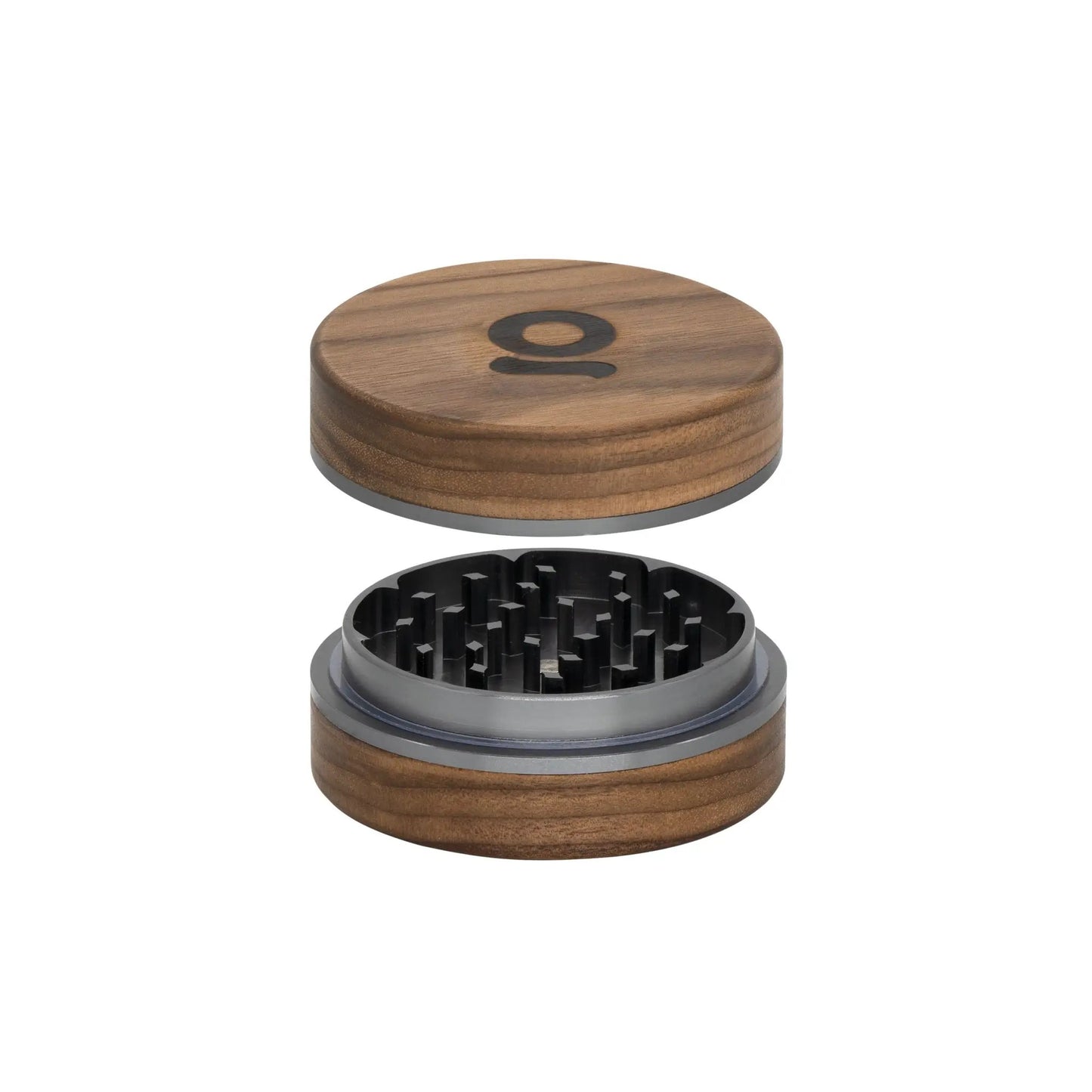 Ongrok Walnut Herb Grinder - 2-Piece for Efficient Grinding