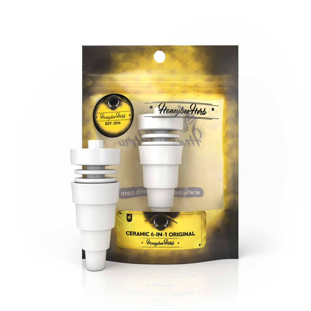 Honeybee Herb Ceramic Dab Nail 6-in-1 Universal