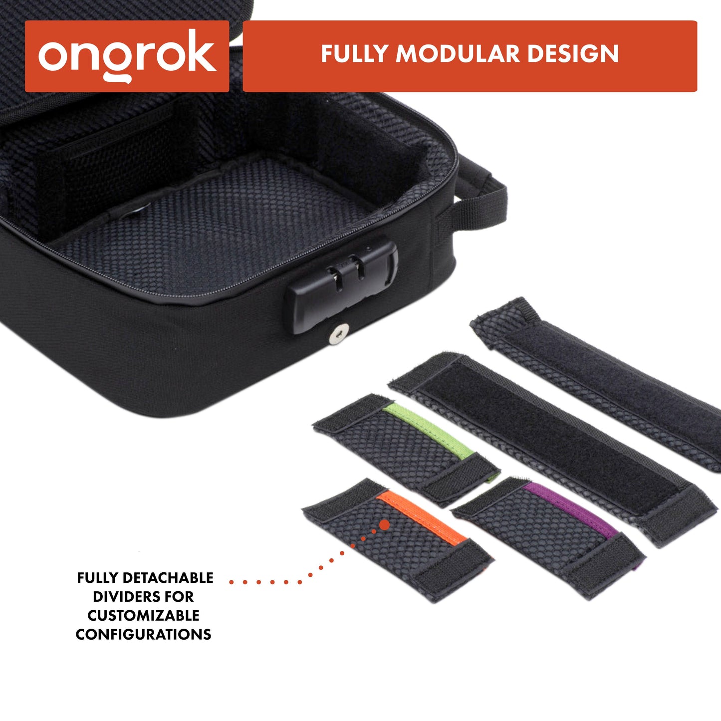 Ongrok Carbon Lined Case with Combo Lock for Security