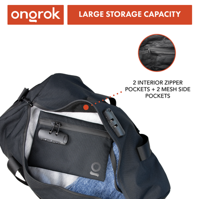 Ongrok Smell-Proof Duffle Bag for Travel and Storage