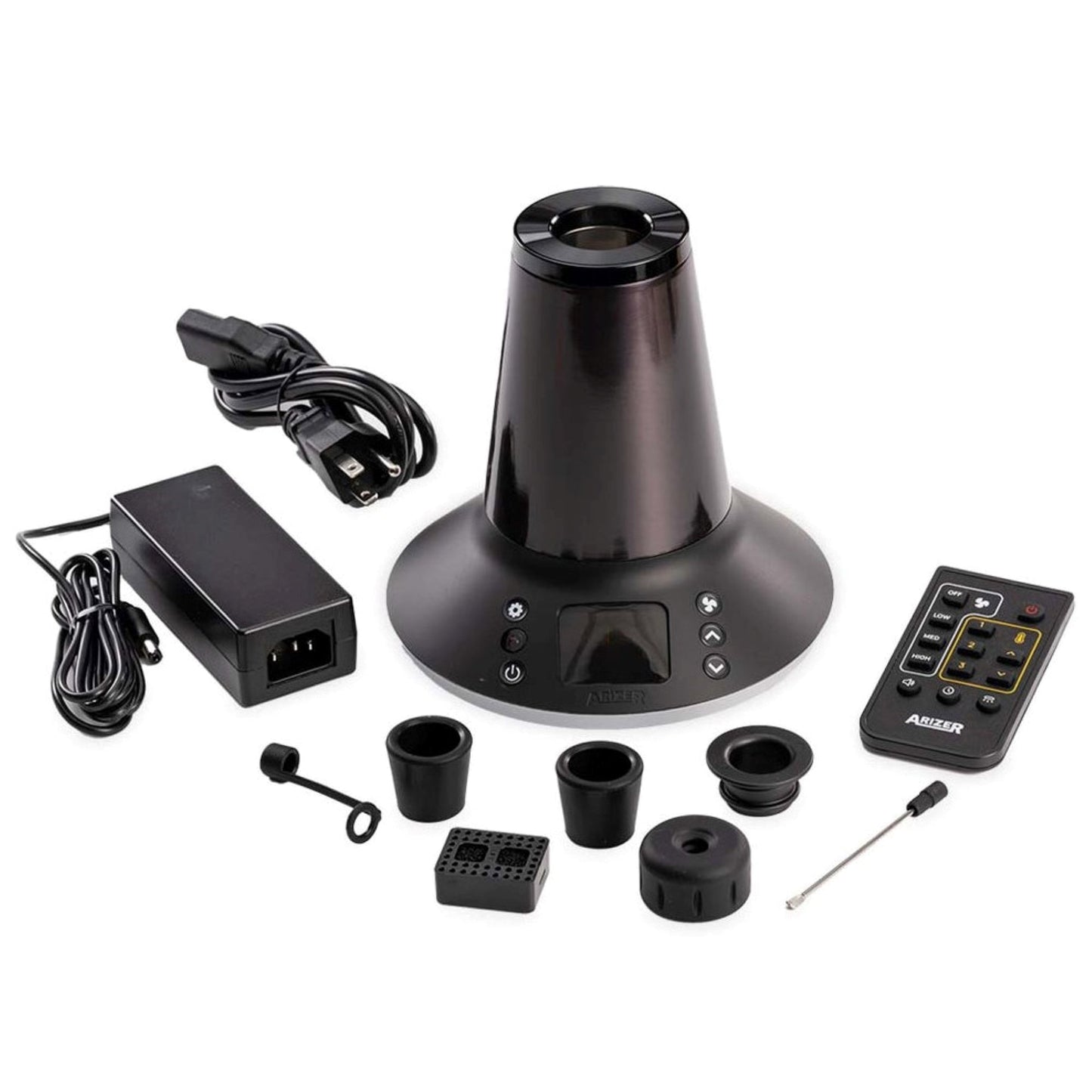 a picture of a remote control and accessories