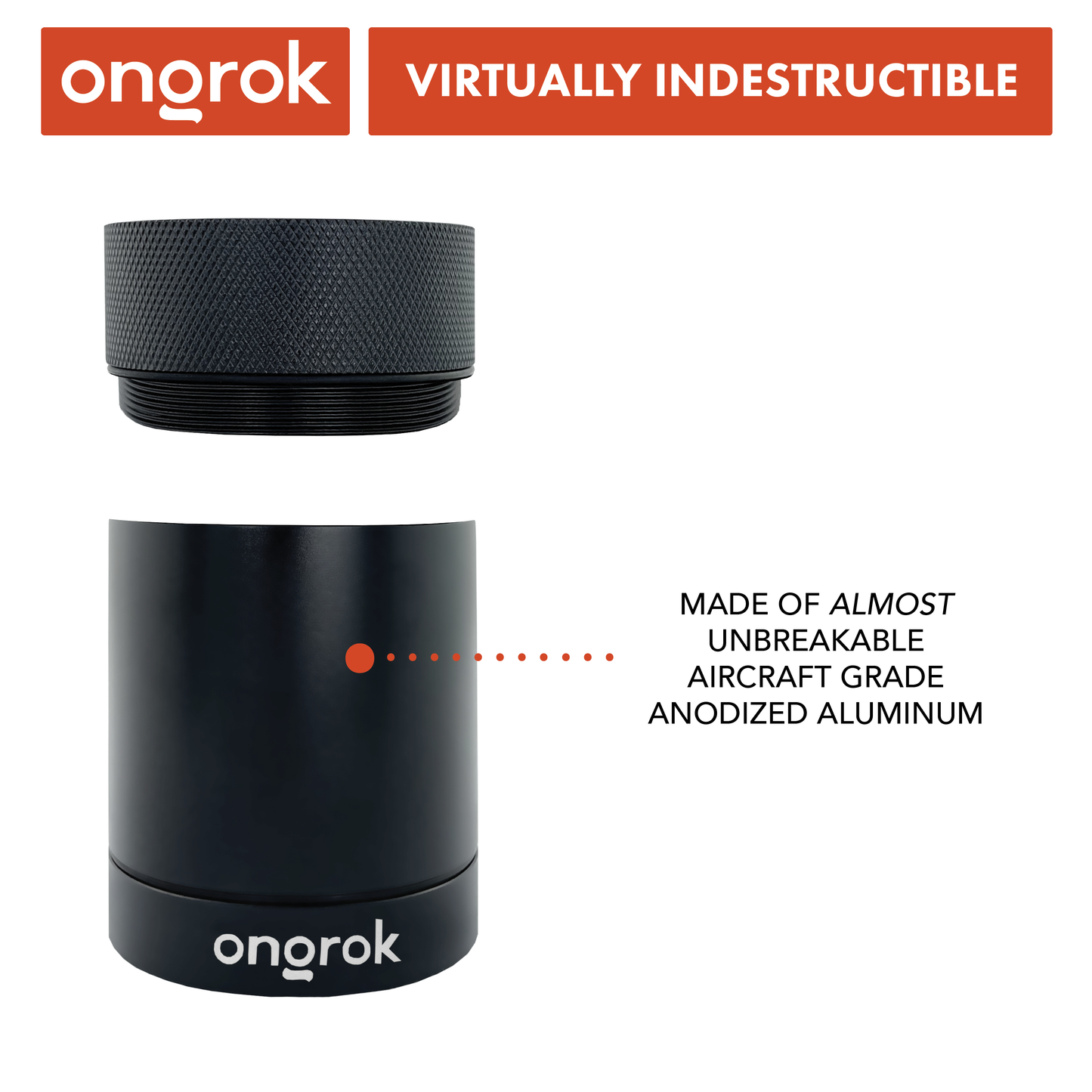 Ongrok Aluminum Storage Jar for Freshness and Safety