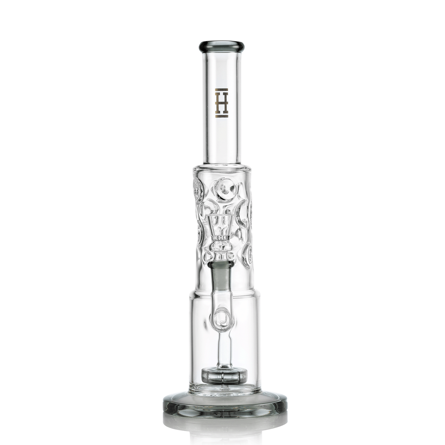 Straight Neck Bubble Bong 12"
