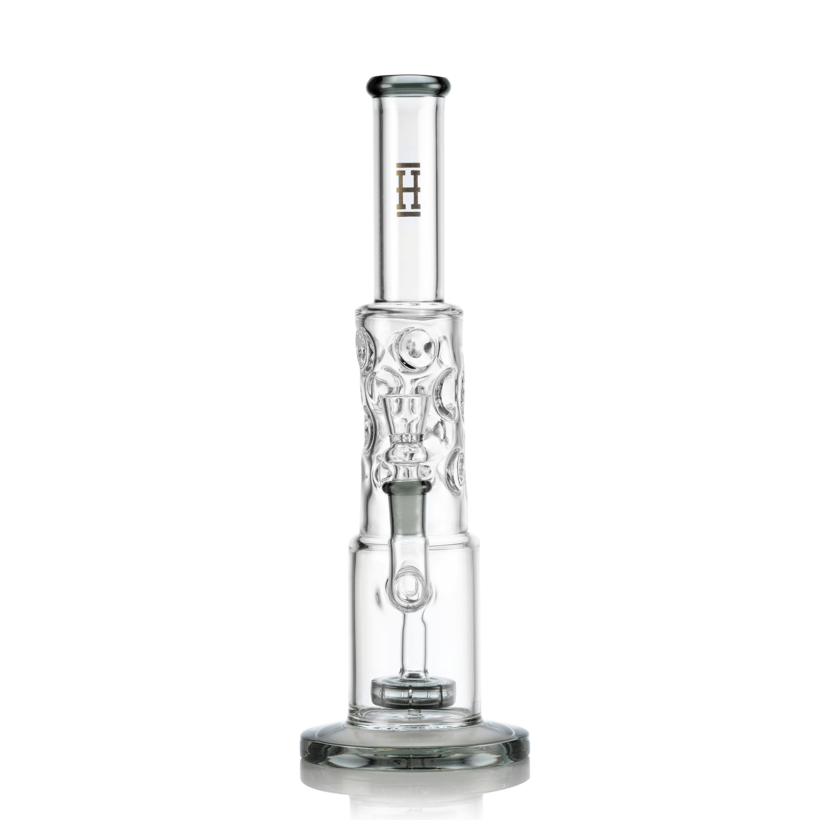 Straight Neck Bubble Bong 12"