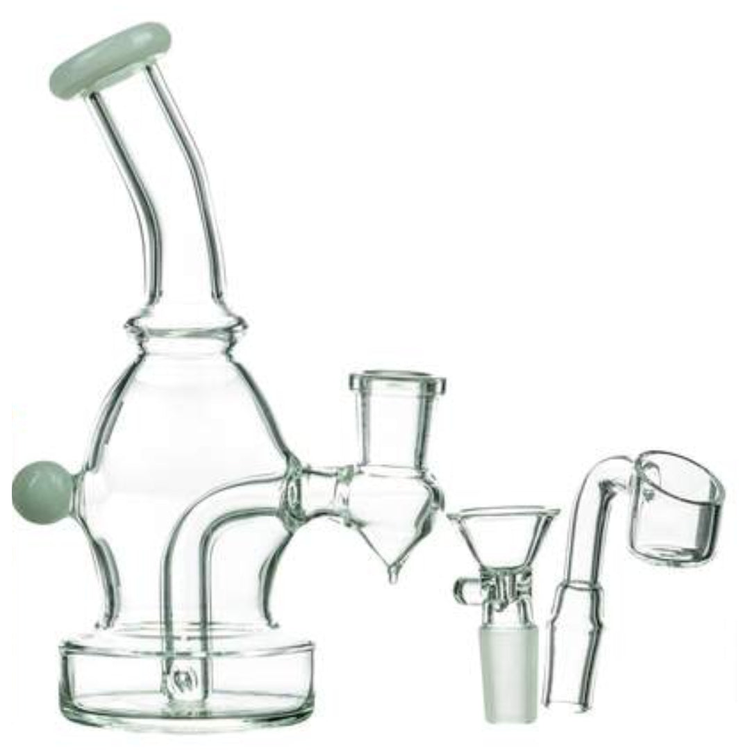 CaliConnected 6.5” Curved Body Dab Rig 🌿🍯