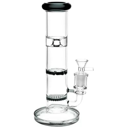 CaliConnected Honeycomb Perc Bong Black