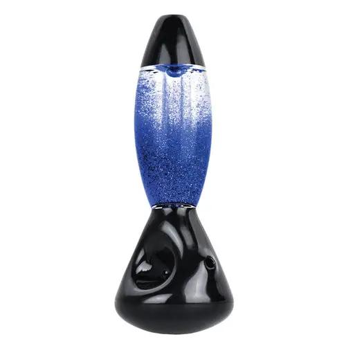 CaliConnected Lava Lamp Freezable Spoon Pipe Blue