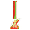 CaliConnected Silicone & Glass Hybrid Beaker Bong Rasta