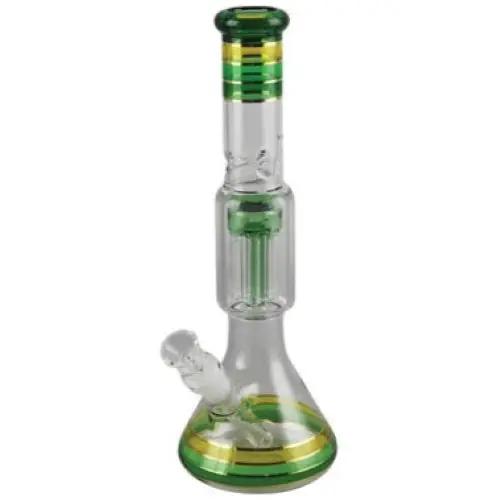 CaliConnected Tree Perc Beaker Bong Green