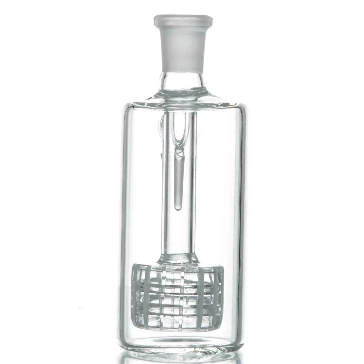 CaliConnected Clear Glass Matrix Perc Ashcatcher