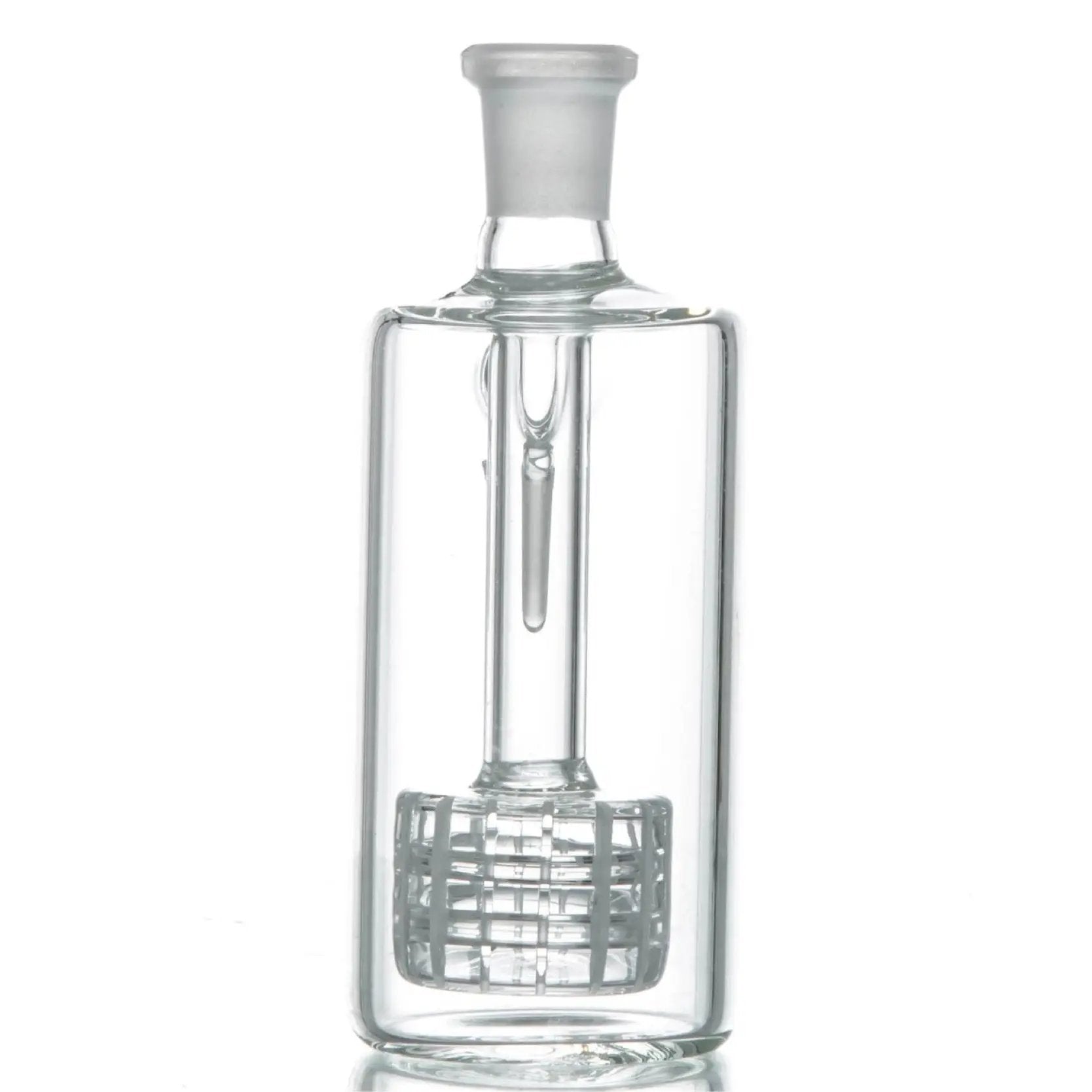 CaliConnected Clear Glass Matrix Perc Ashcatcher