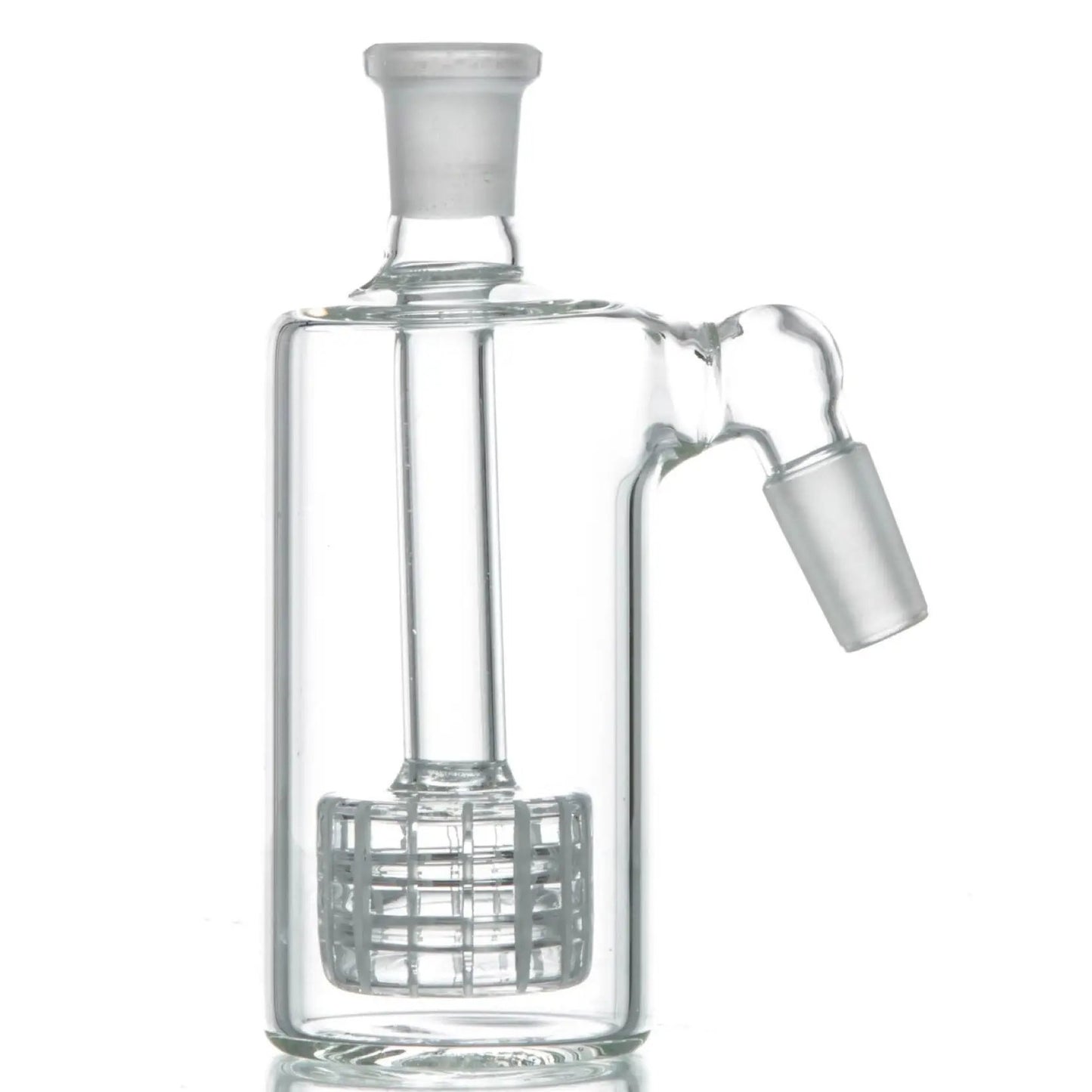 CaliConnected Clear Glass Matrix Perc Ashcatcher