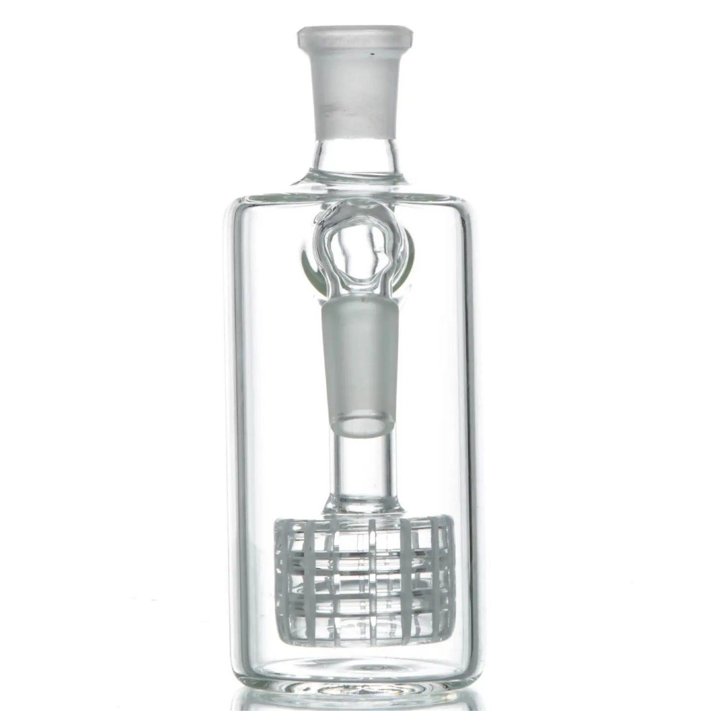 CaliConnected Clear Glass Matrix Perc Ashcatcher