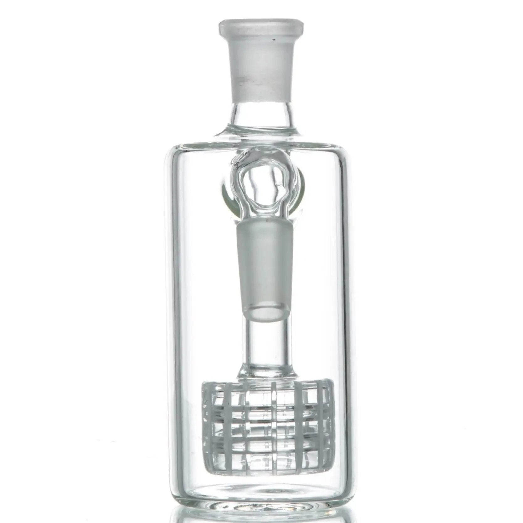 CaliConnected Clear Glass Matrix Perc Ashcatcher