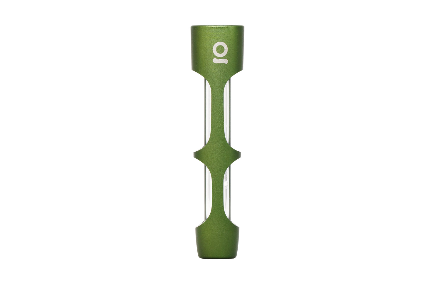Ongrok Aluminum Glass Chillum Pipe for Convenient Smoking
