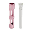 Ongrok Aluminum Glass Chillum Pipe for Convenient Smoking