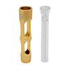 Ongrok Aluminum Glass Chillum Pipe for Convenient Smoking