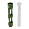 Ongrok Aluminum Glass Chillum Pipe for Convenient Smoking