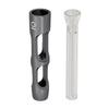 Ongrok Aluminum Glass Chillum Pipe for Convenient Smoking
