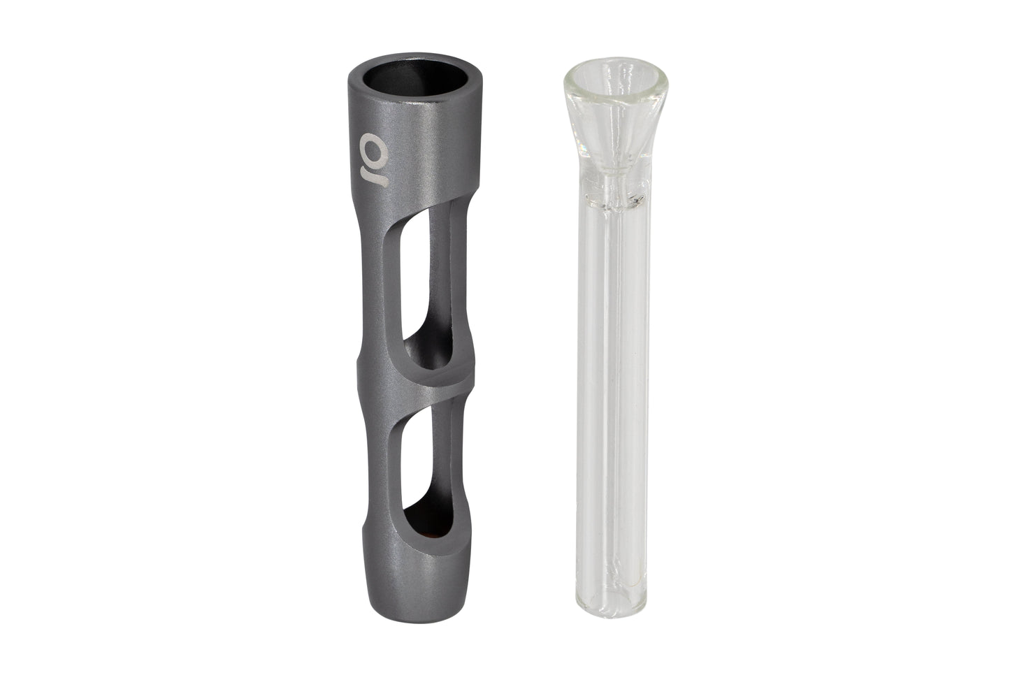 Ongrok Aluminum Glass Chillum Pipe for Convenient Smoking