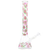 Cirrus Glass Pink Pebble Beaker Bong