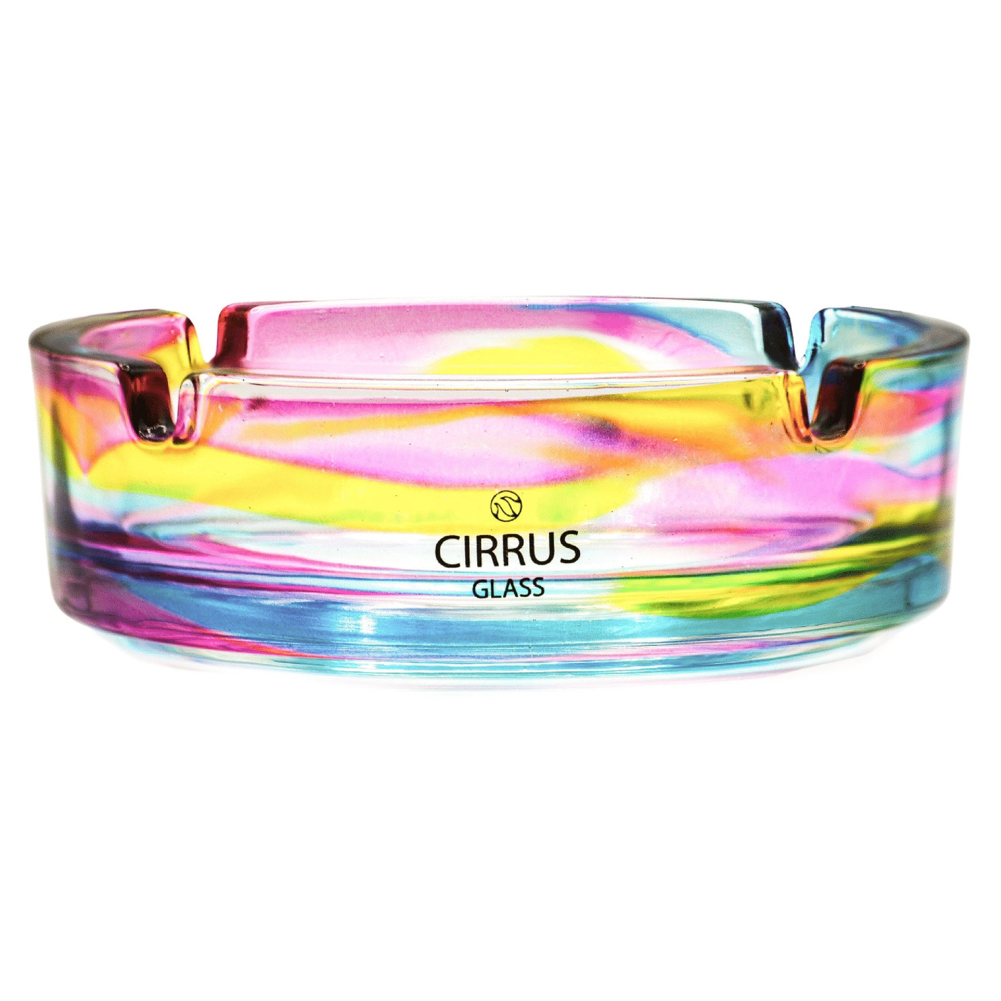 Cirrus Glass Raimbow Ashtray