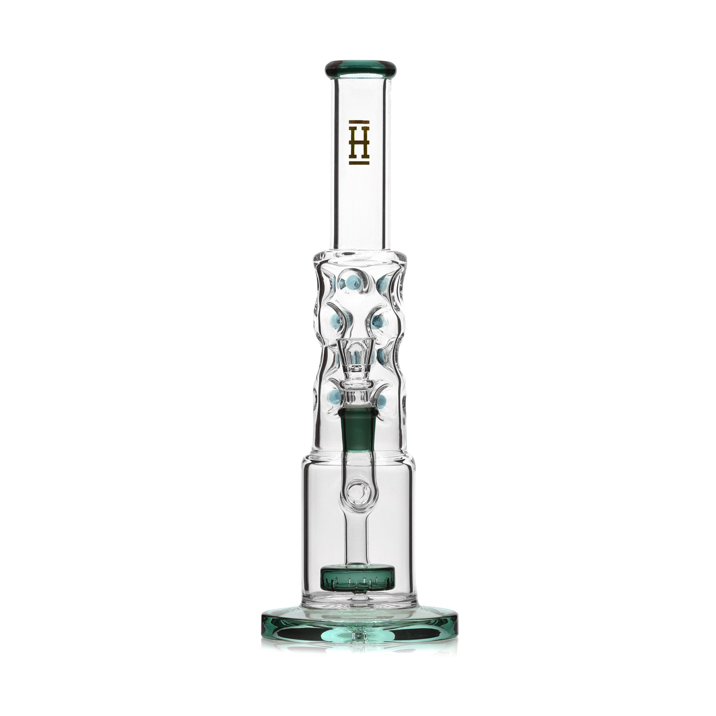 Straight Neck Bubble Bong 12"