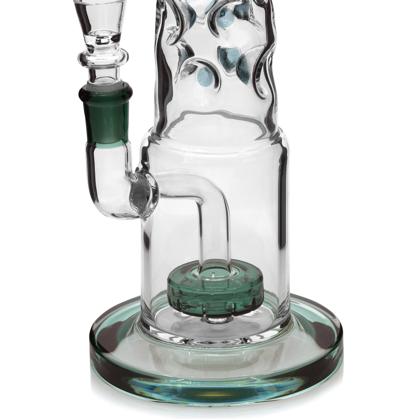 Straight Neck Bubble Bong 12"