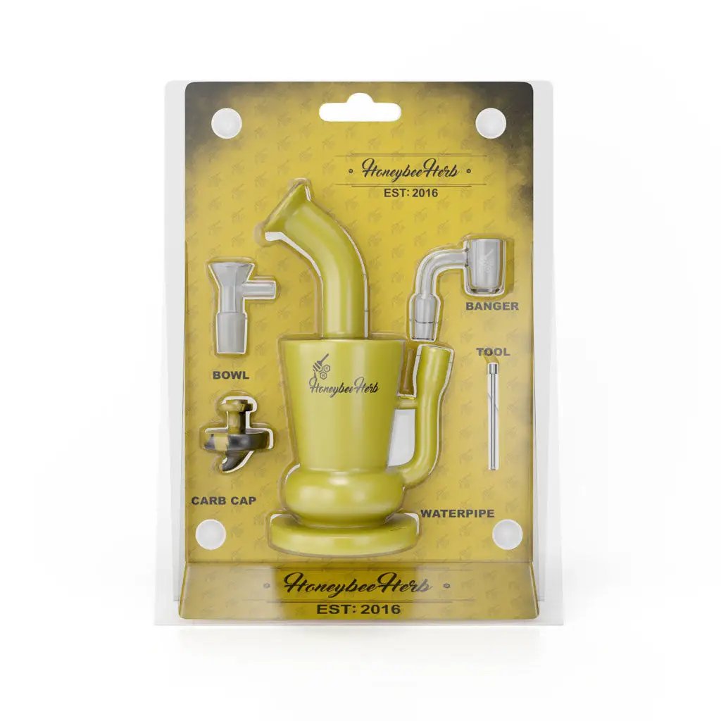 Honeybee Herb Silicone Dab Rig for Easy Travel