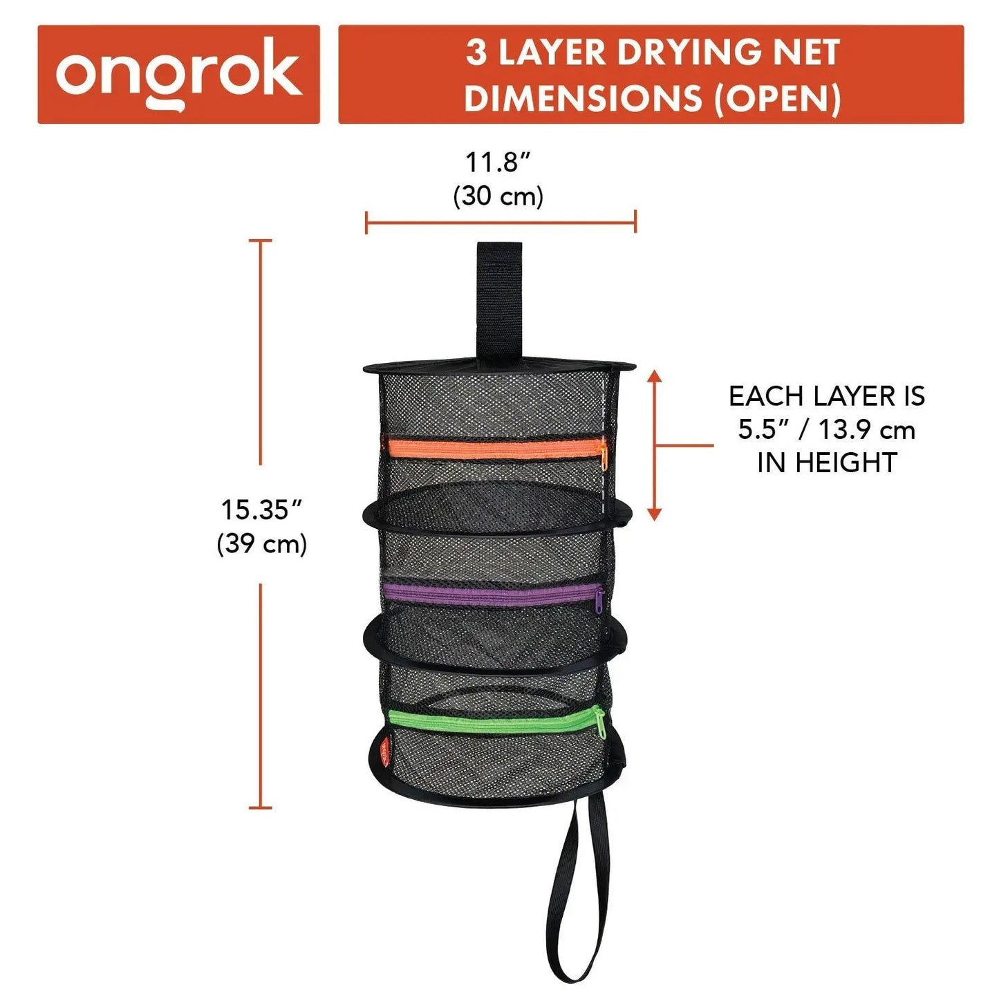Ongrok Mesh Drying Net for Food and Herbs