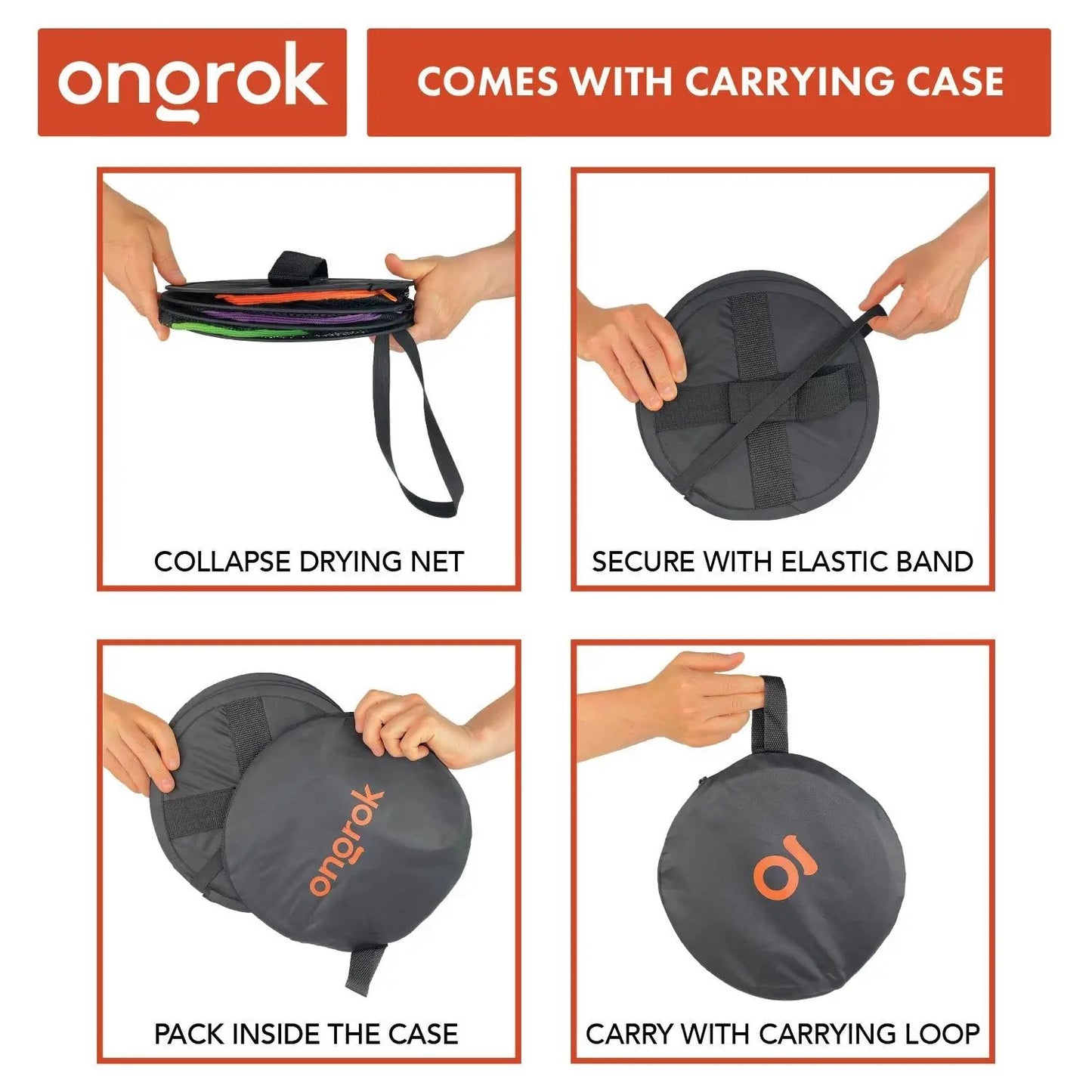 Ongrok Mesh Drying Net for Food and Herbs