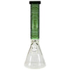 EG Glass Clock Beaker Bong Green