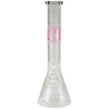 EG Glass Cross Beaker Bong Pink
