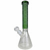 EG Glass Diamond Beaker Bong Green