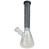 EG Glass Symbol Beaker Bong Black