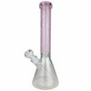 EG Glass Triangle Beaker Bong Pink