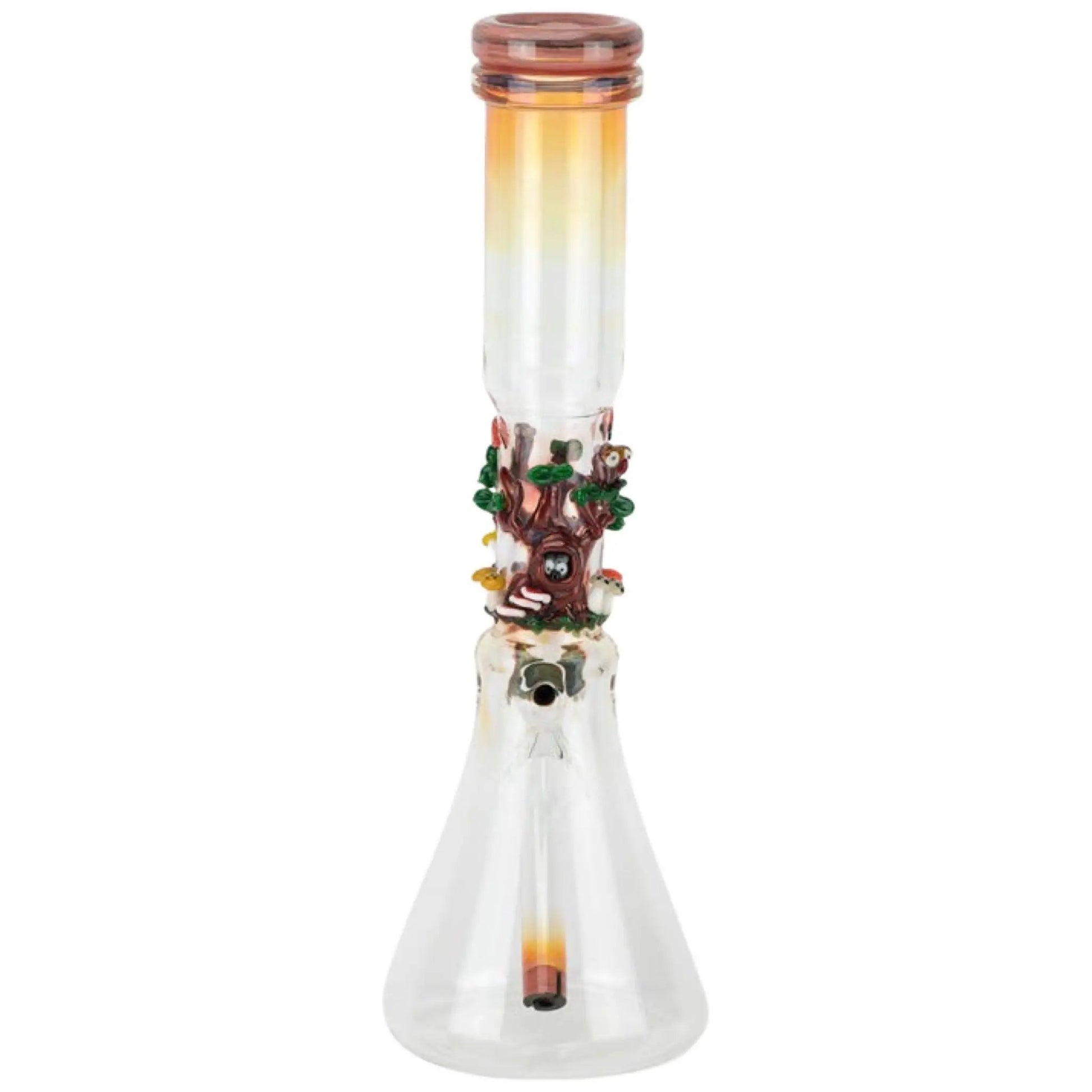 Empire Glassworks 14” Hootie’s Forest Beaker Bong 🦉