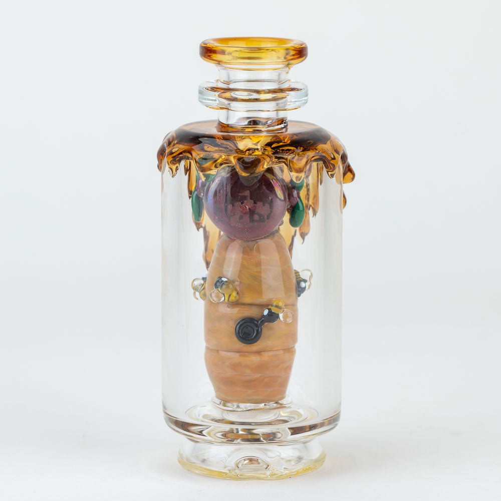 Empire Honey Bees Puffco Peak Glass Attachment Front
