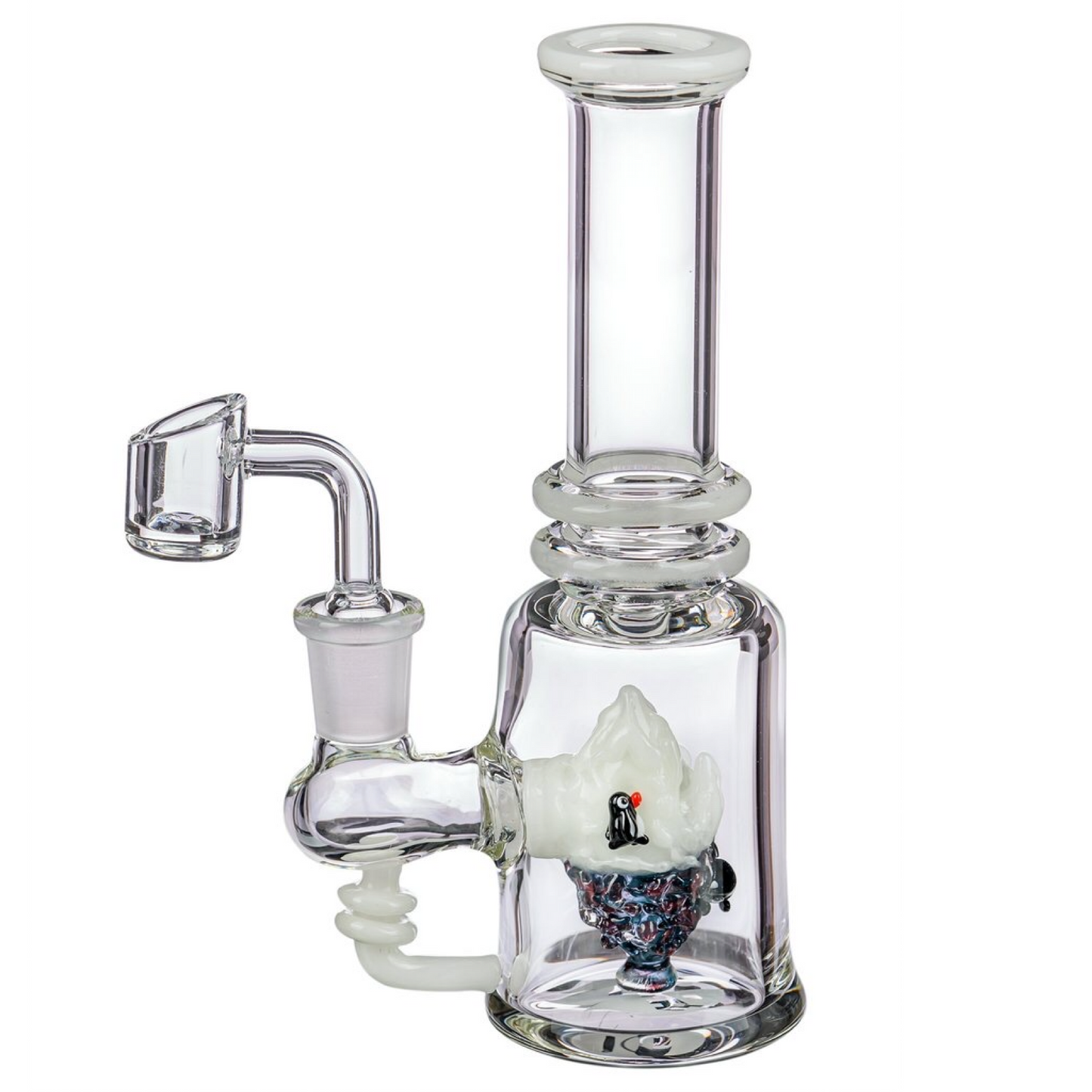 Empire Glassworks “Avenge the Arctic” UV Mini Beaker Bong ❄️