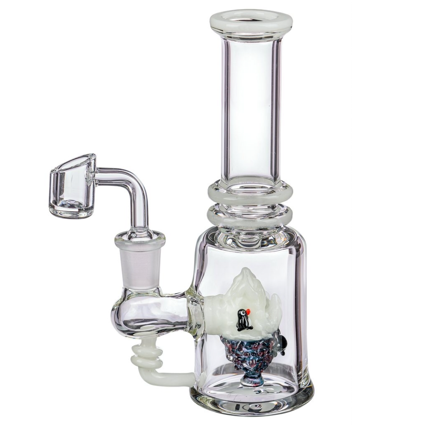 Empire Glassworks “Avenge the Arctic” UV Mini Beaker Bong ❄️